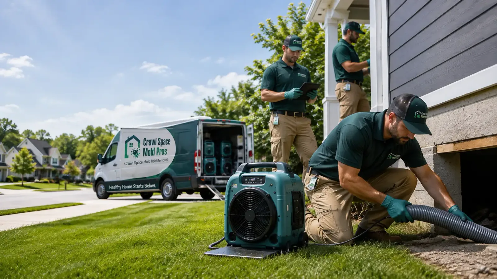 Crawl Space Mold Removal in Howell, MI